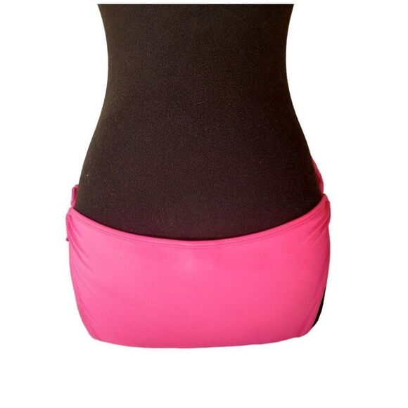Women's Bikini Bottoms Small Pink Tie Cheeky Hipster Bikini NWOT - Picture 3 of 7